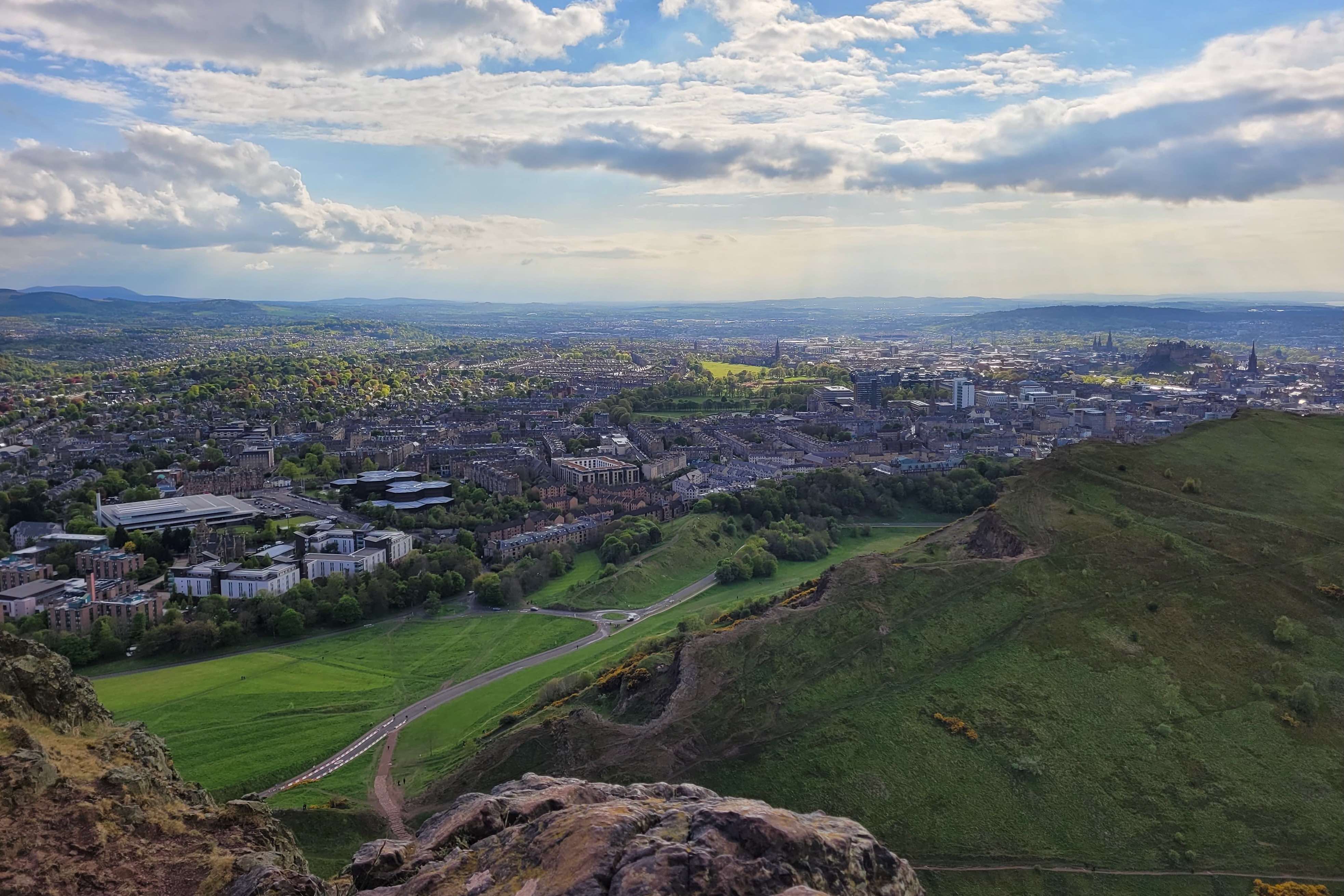 Edinburgh from Arthur's Seat